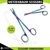 Cynamed Metzenbaum Scissors, 5.75", CVD, Tit. CYZR-0058