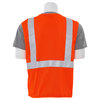 Erb Safety Vest, ANSI, Hi-Viz, Reflective, Orange, 5XL 14639