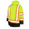 Tough Duck Men's High-visibility Yellow Polyester Hi-Vis Parka size 3XL S17621