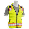 Erb Safety Surveyor Vest, Deluxe, Lime, XL 62387