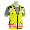 Erb Safety Surveyor Vest, Deluxe, Lime, SM 62384