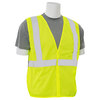 Erb Safety Safety Vest, Economy, Hi-Viz, Lime, 4XL 61430