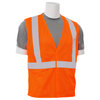 Erb Safety Safety Vest, Economy, Hi-Viz, Orange, L 61434
