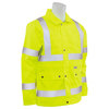 Erb Safety Rain Coat, Reflective Trim, HiViz, Lime, 4XL 61485