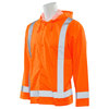 Erb Safety Rain Jacket, Oversized, HiViz, Orange, 3XL-4XL 61502