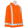 Erb Safety Rain Jacket, Oversized, HiViz, Orange, 3XL-4XL 61502