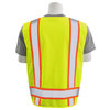 Erb Safety Surveyor Vest, ANSI Class 2, Lime, MD 62370