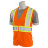 Erb Safety Orange XL Safety Vest ANSI Mesh 63509