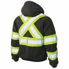 Tough Duck Insulated Safety Hoodie, S47421-BLK-2XL S47421