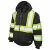Tough Duck Insulated Safety Hoodie, S47431-BLK-5XL S47431