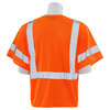 Erb Safety Safety Vest, No Pockets, Hi-Viz, Orange, 3XL 14562