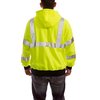 Tingley Job Sight Hi-Vis Hooded Sweatshirt, Cl. 3, Lime, S S78122