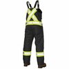 Tough Duck Hi-Vis Insulated Bib Overalls, Black S79831