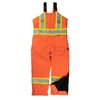 Tough Duck Medium Hi-Vis Insulated Bibs, Florescent Orange S79811