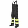 Tough Duck Safety Rain Bib Overall, SB041-BLACK-M SB041