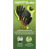 Mechanix Wear Hi-Vis Cut Resistant Gloves, A4 Cut Level, Uncoated, 2XL, 1 PR SFF-X91-012