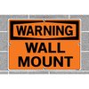 Vestil Polystyrene Sign, 7-1/2" Height, 10-1/2" Width, Polystyrene, Rectangle, English SI-W-31-A-PS-040