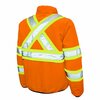 Tough Duck Reversible Safety Jacket, SJ272-FLOR-3XL SJ272