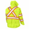 Tough Duck Safety Rain Jacket, SJ351-FLGR-S SJ351