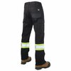 Tough Duck Flex Twill Safety Cargo Pant, SP033-BLK- SP033