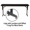Correll Rectangle Panel Leg Folding Seminar Training Table, 18" X 60" X 29", High Pressure Laminate Top SP1860PX-07