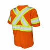 Tough Duck Short Sleeve Safety T-Shirt, ST111-ORG-X ST111