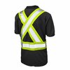 Tough Duck Short Sleeve Safety Polo Shirt, ST172-BL ST172