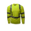 Radians Long Sleeve Shirt, Unisex, 4XL, 30 in., Grn ST21-3PGS-4X