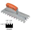 Superior Tile Cutter And Tools Square-Notch Trowe, 1/16" x 1/16" x 1/16 ST400PF