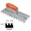 Superior Tile Cutter And Tools Square-Notch Trowe, 3/16" x 3/16" x 3/16 ST402PF