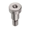 Ampg Shoulder Screw, 3A Thr Sz, 5/8 Thr Lg, 5/8 in Shoulder Lg, 18-8 Stainless Steel STR60112C10