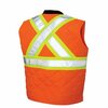 Tough Duck Quilted Safety Vest, SV051-FLOR-L SV051