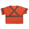 Tough Duck Safety Vest w/Sleeves, Fluor.S/M SV071