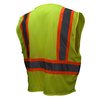 Radians Radians SV22-2 Economy Type R Class 2 Safety Vest with Two-Tone Trim SV22-2ZGM-M