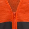 Radians Radians SV2Z Economy Type R Class 2 Mesh Safety Vest with Zipper SV2ZOM2X