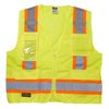 Radians Radians SV6 Two Tone Surveyor Type R Class 2 Solid/Mesh Safety Vest SV6G4X