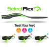 Selectflex Adjustable-Arch Insoles, Pain Relief, PR SF-E
