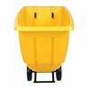 Vestil Light Duty Tilt Truck 1/2 Cubic Yard 450 lb Yellow TDT-50-LD-YELLOW