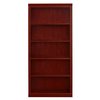 Regency 5-Shelf Bookcase, Wood Veneer 72"x36" Mahogany TVBC7236MH