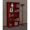 Regency 5-Shelf Bookcase, Wood Veneer 72"x36" Mahogany TVBC7236MH