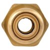 Sharkbite Push-to-Connect, Threaded Male Reducing Adapter, 1/4 in Tube Size, Brass, Brass U110LF