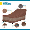 Duck Covers Ultimate Mocha Patio Chaise Lounge Cover, 74"L x 34"W x 32"H UCE743432