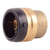 Sharkbite Push-to-Connect End Stop, 1-1/2 in Tube Size, Brass, Brass UXL0441