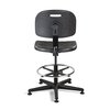 Bevco Task Chairs, Polyurethane, 21-1/2" to 31" Height, No Arm, Black V7507MG
