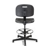 Bevco Task Chairs, Polyurethane, 21-1/2" to 31"Height, No Arm, Black V7507MG