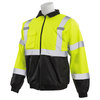 Erb Safety Jacket, Class 3, Hi-Viz, Lime, Polyester, M 63945