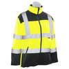 Erb Safety Womens Jacket, Soft Shell, Hi-Viz, Lime, 3XL 62201