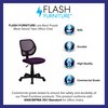 Flash Furniture Mesh Task Chair, 15-1/2" to 19-1/2", Purple WA-3074-PUR-GG