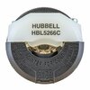 Hubbell Straight Blade Plug, Male, NEMA 5-15P, 15 A, 125V AC, 2 Poles, 3 Blades, Black/White HBL5266C