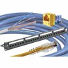 Hubbell Premise Wiring Ethernet Cable, Cat 6A, Blue, 1 ft. HC6AB01